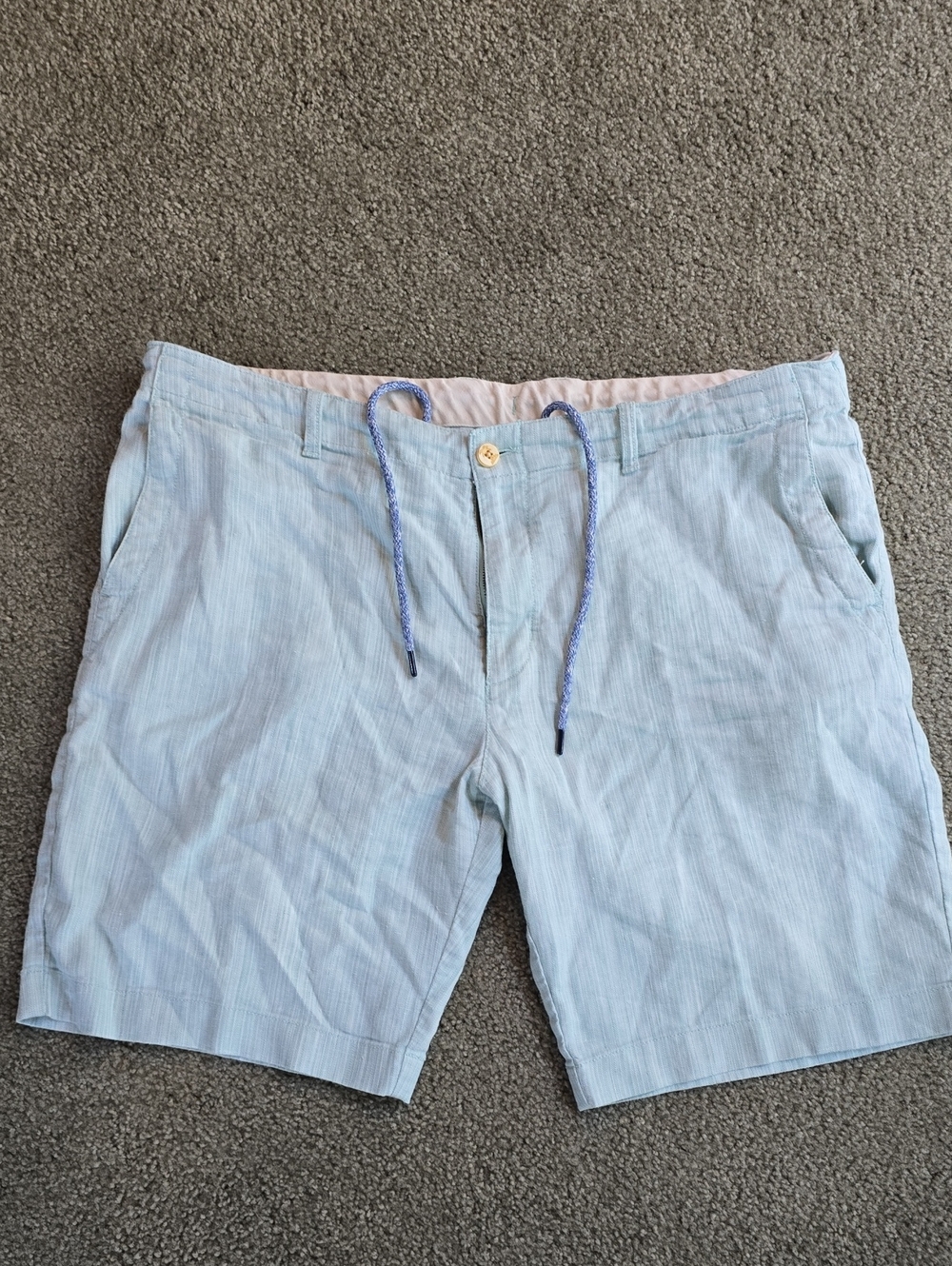 Tommy Bahama Mint Green Men's Linen-Blend Shorts